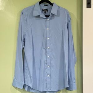 Express Mens Performance Slim Dress Shirt